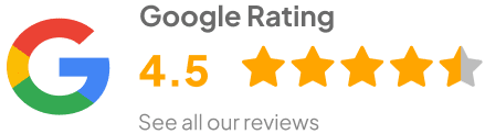 Google Review Badge 4.5 - Dark