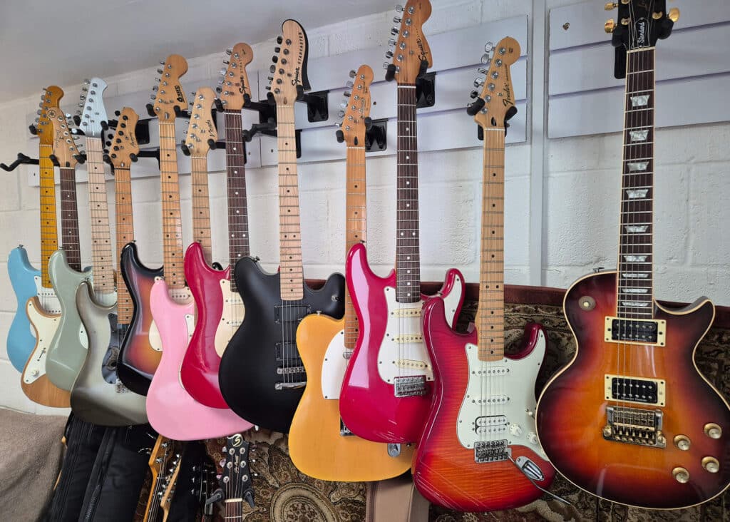 Guitars in stock at String Theory Guitars, Bristol